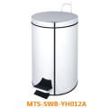 Round Shape Stainless Steel Trash Can/ Pedal Bin/ Foot Control Dustbin